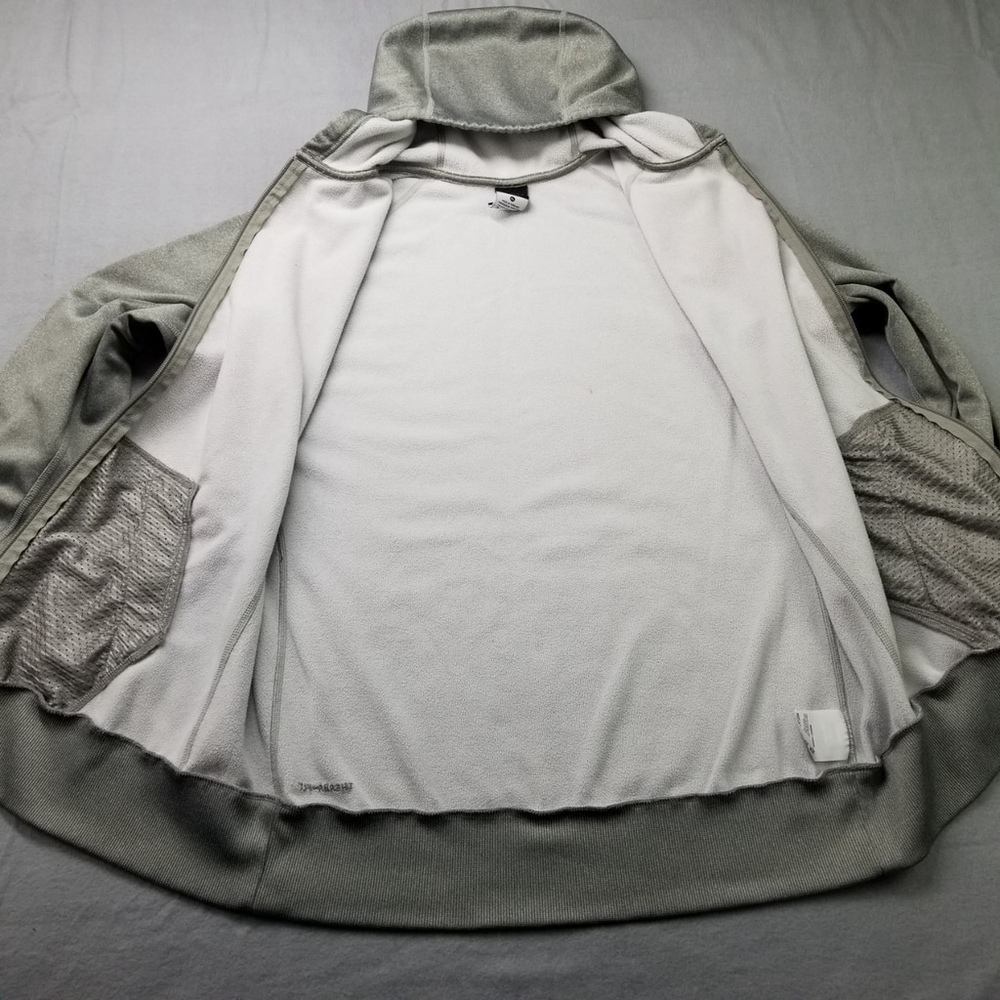 Nike Hoodie Womens Size XL Full Zip Just Do It Spell Out Jacket Fleece Swoosh - Picture 7 of 10